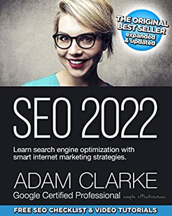 SEO 2022 par Adam Clarke (livre SEO en anglais)